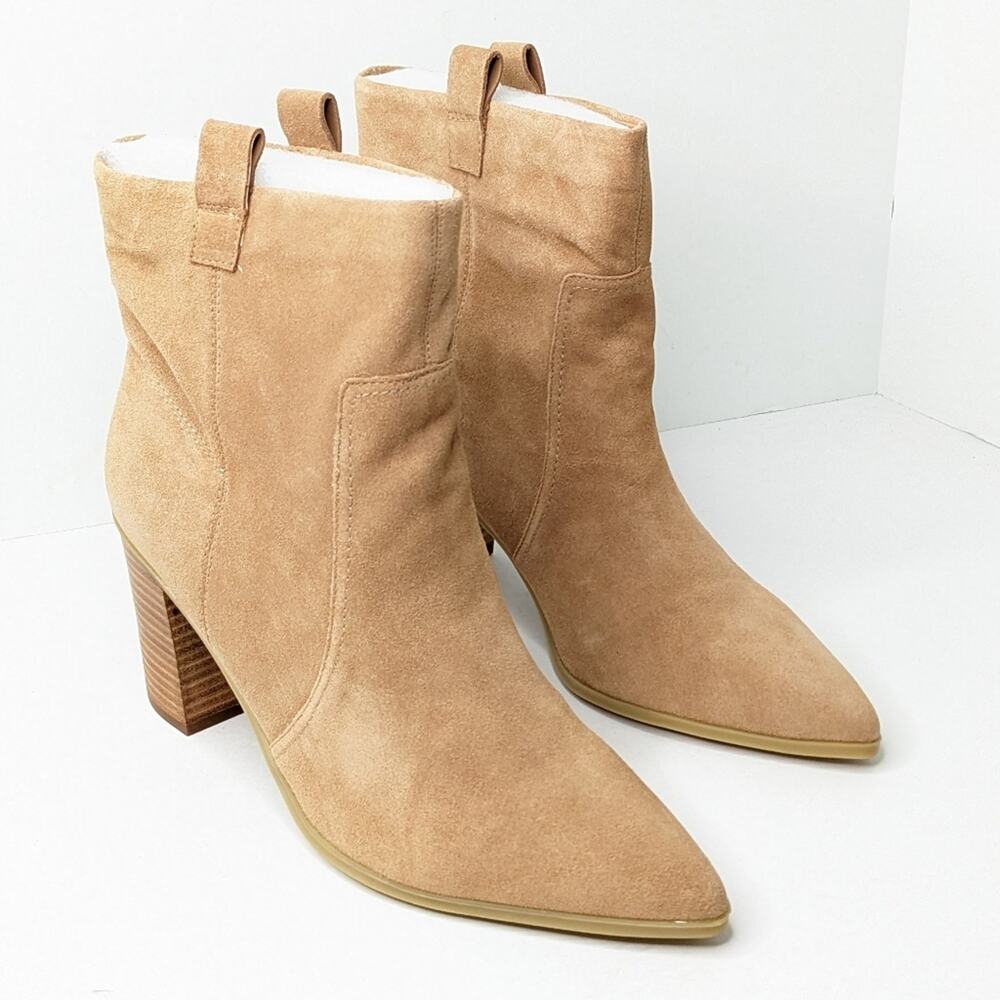 BCBGeneration Jayda Ankle Boots, Tan Suede, Women's 11